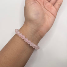 Load image into Gallery viewer, Rose Quartz Crystal Bracelet
